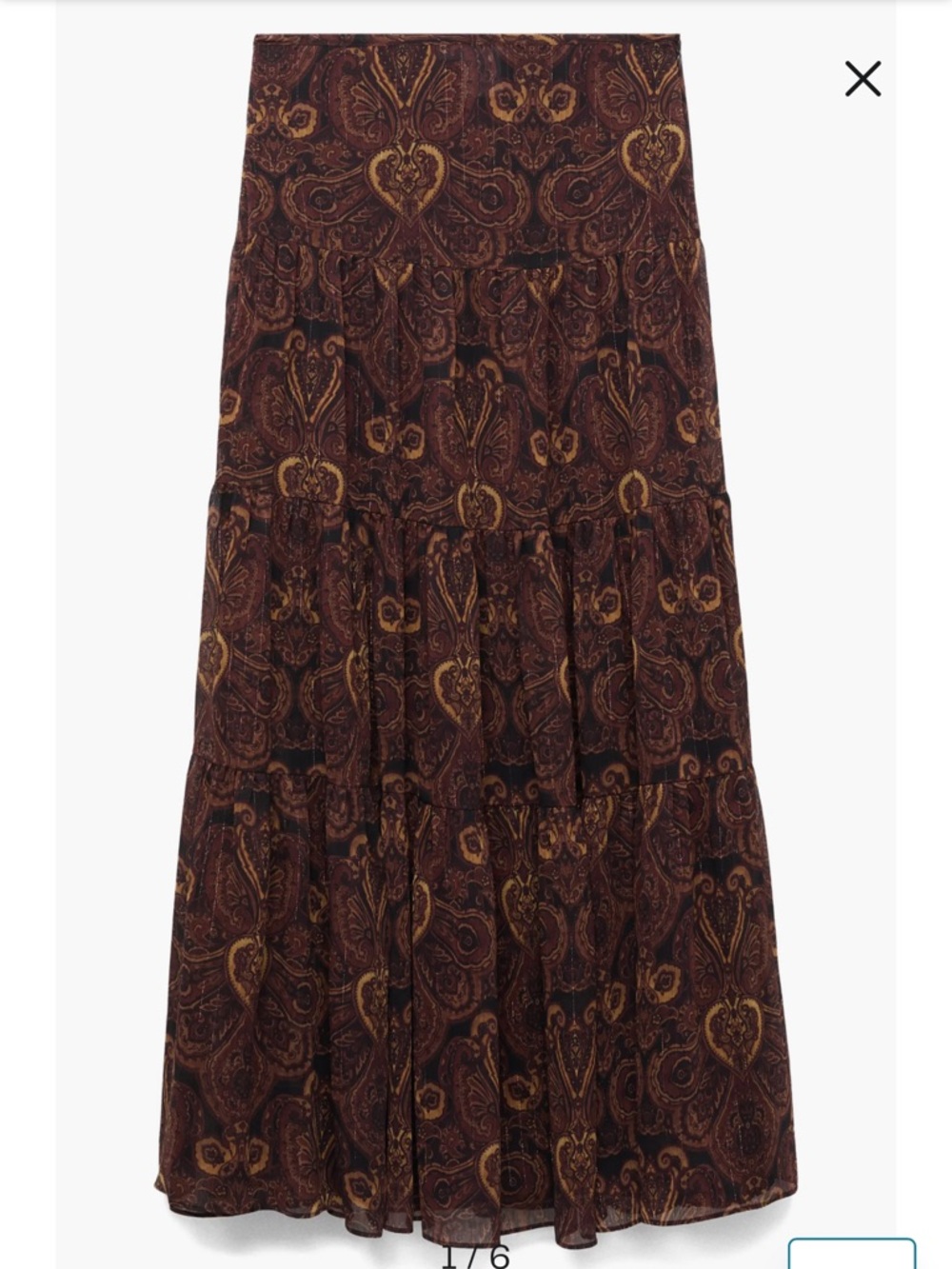 NWT Mango Skirt Milano Print